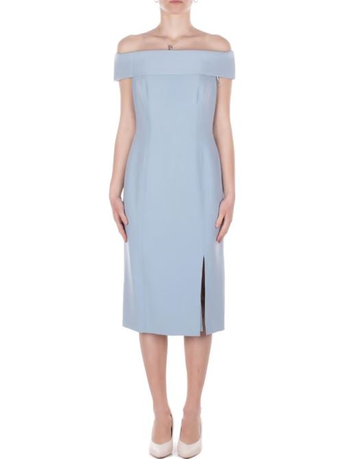 Midi dress LAUREN RALPH LAUREN | WOVEN-BODYCON.BLU